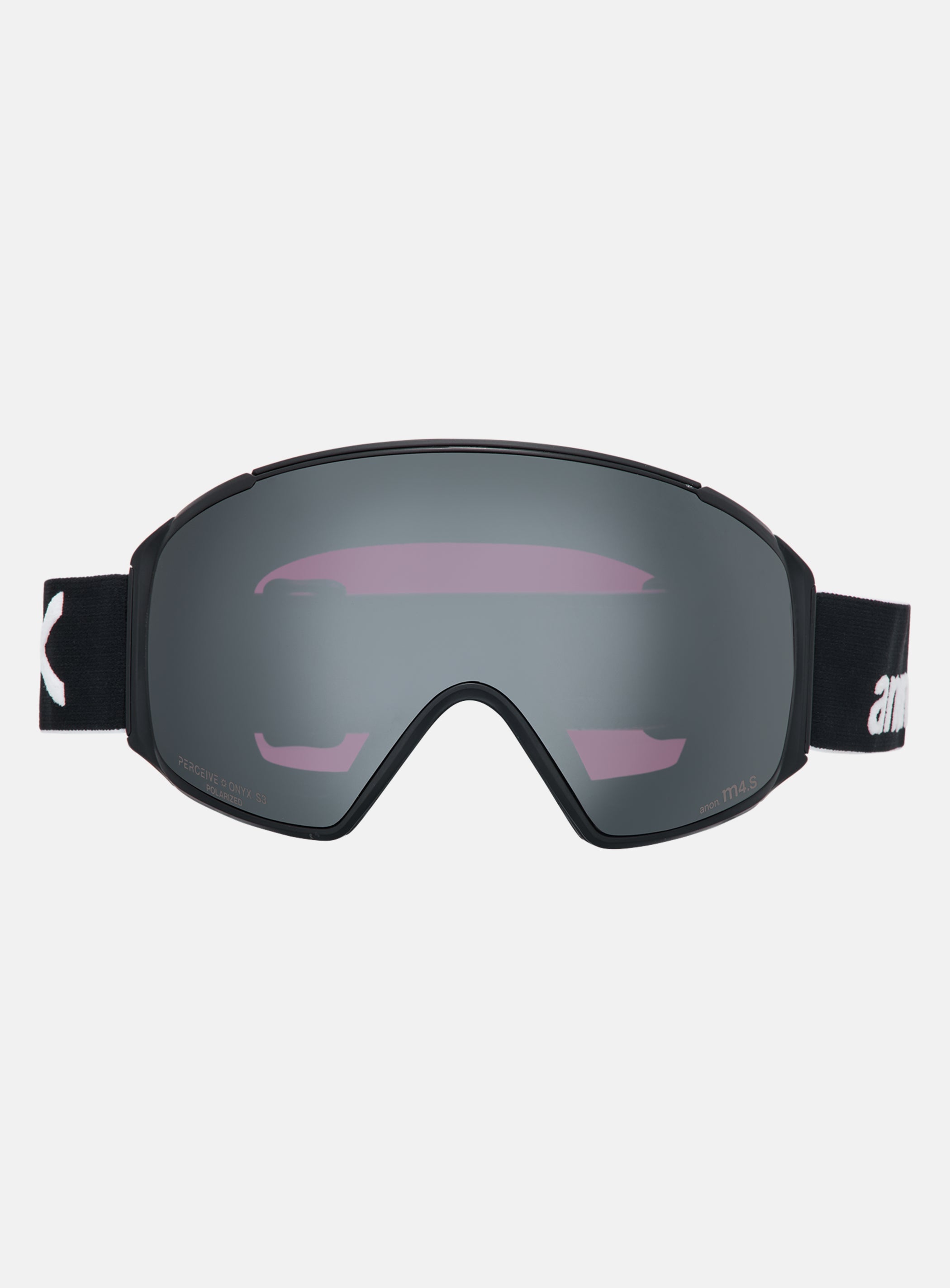 Anon M4S Goggles (Toric) + Polarized Perceive Lens + MFI® Face Mask | Frame: Black, Lens: Perceive Sunny Polarized Onyx