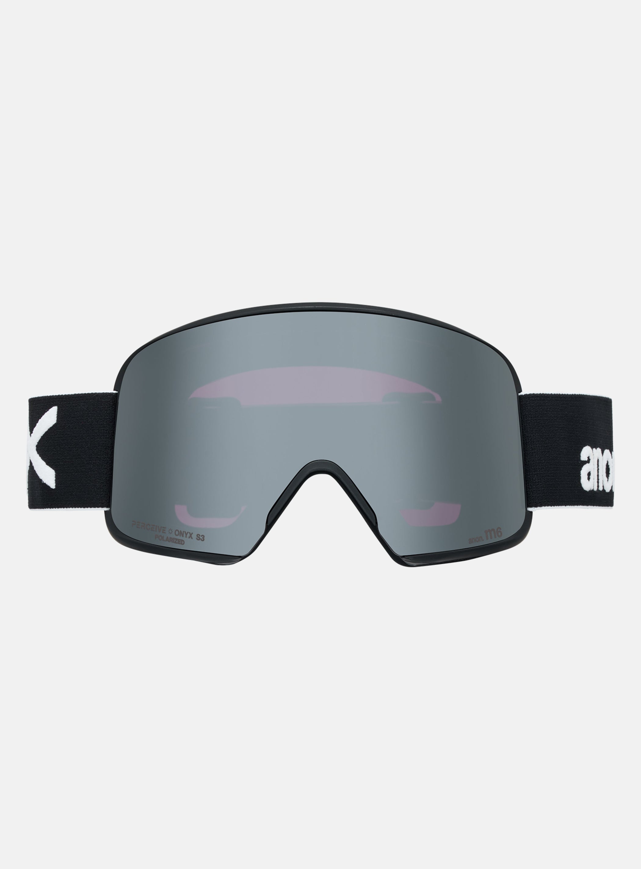 Anon M6 Goggles + Polarized Perceive Lens + MFI® Face Mask | Frame: Black, Lens: Perceive Sunny Polarized Onyx
