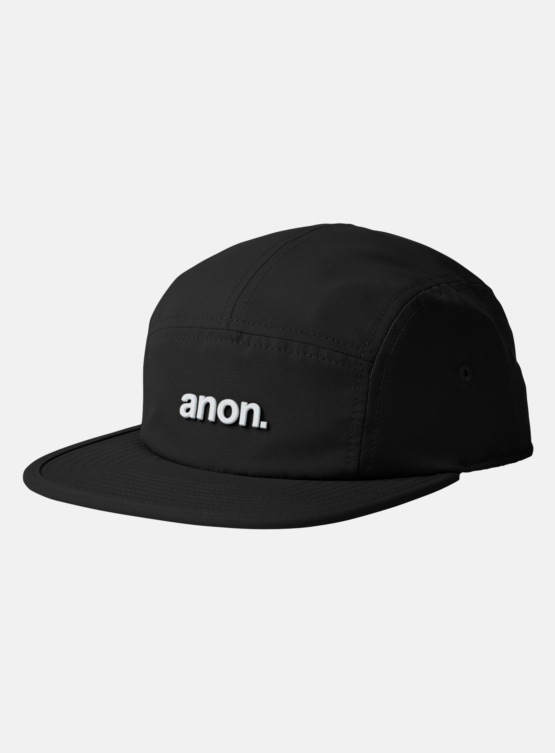 Anon Cordova Five-Panel Camp Hat | True Black