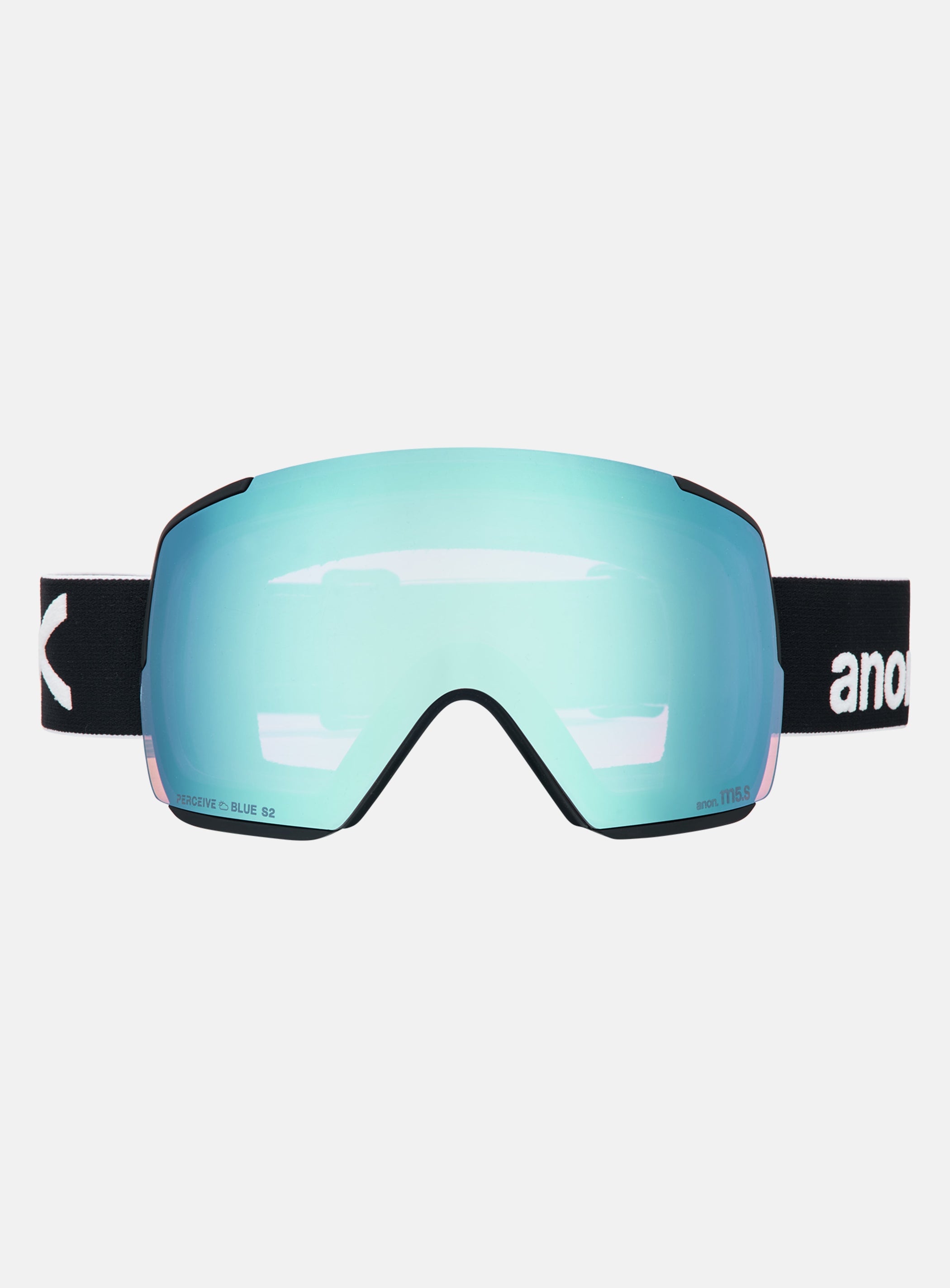 Anon M5S Goggles + Bonus Lens + MFI® Face Mask | Frame: Black, Lens: Perceive Variable Blue