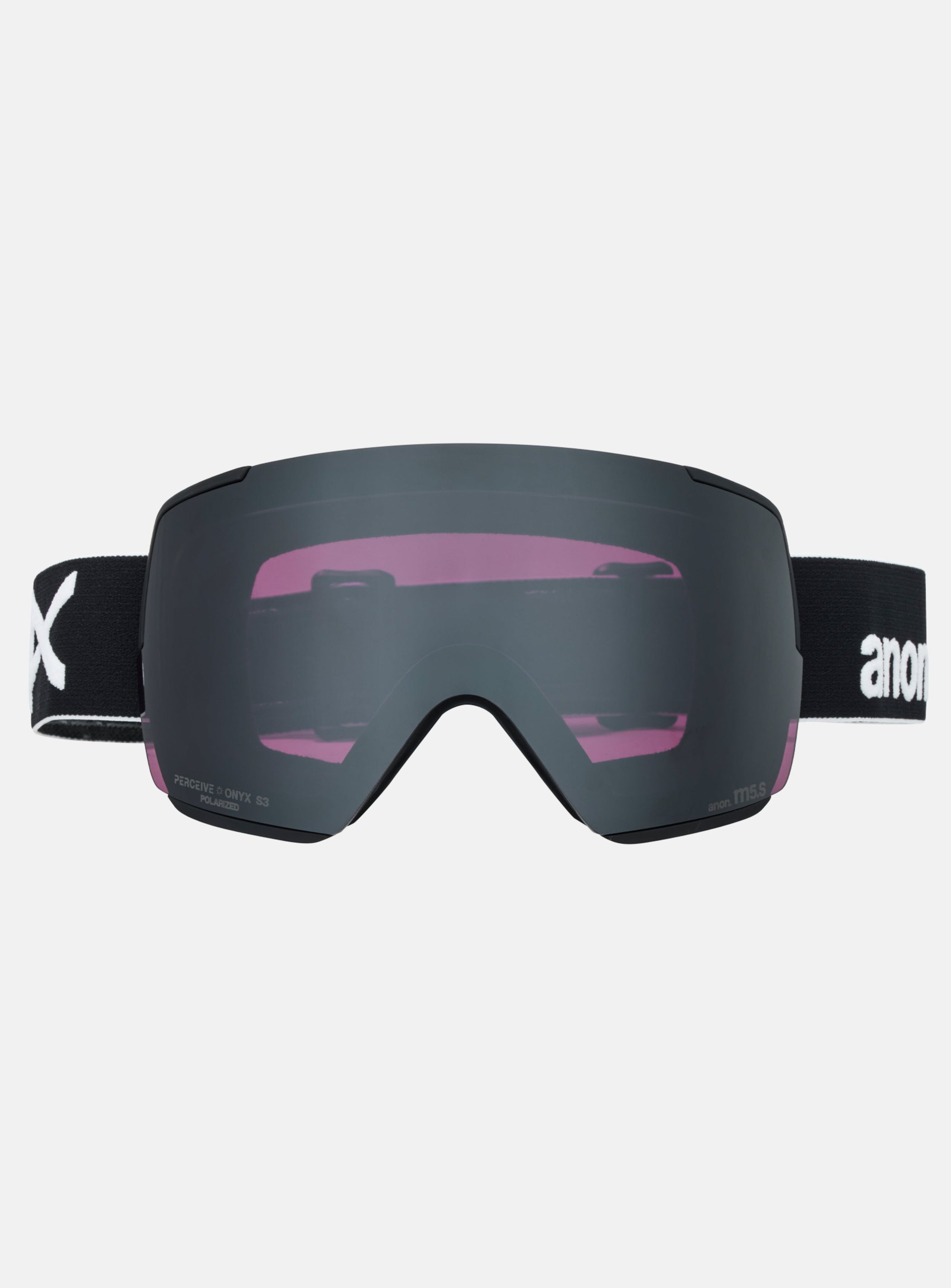 Anon M5S Goggles + Polarized Perceive Lens + MFI® Face Mask | Frame: Black, Lens: Perceive Sunny Polarized Onyx