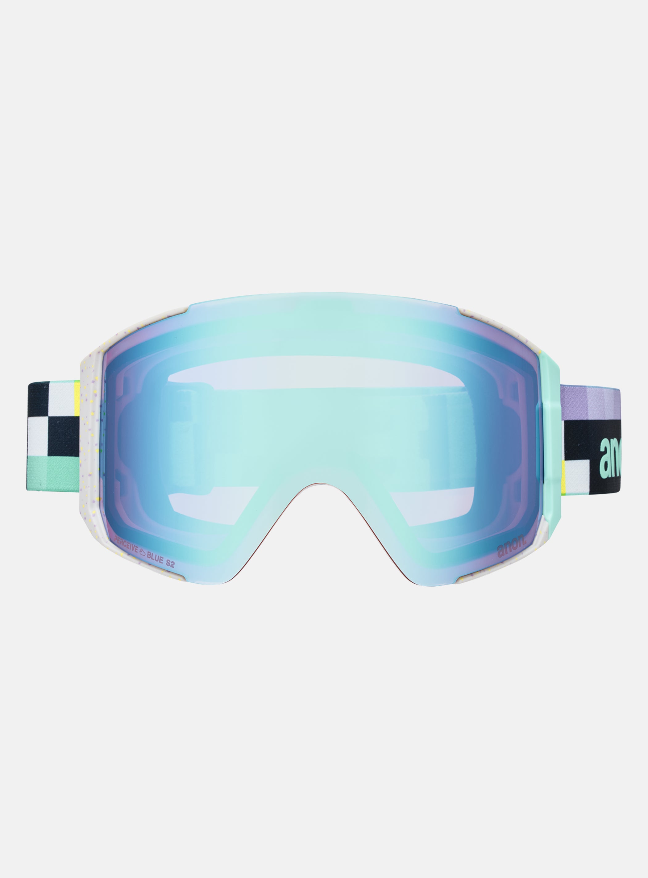 Anon Sync Goggles + Bonus Lens + MFI® Face Mask | Frame: Pixel, Lens: Perceive Variable Blue