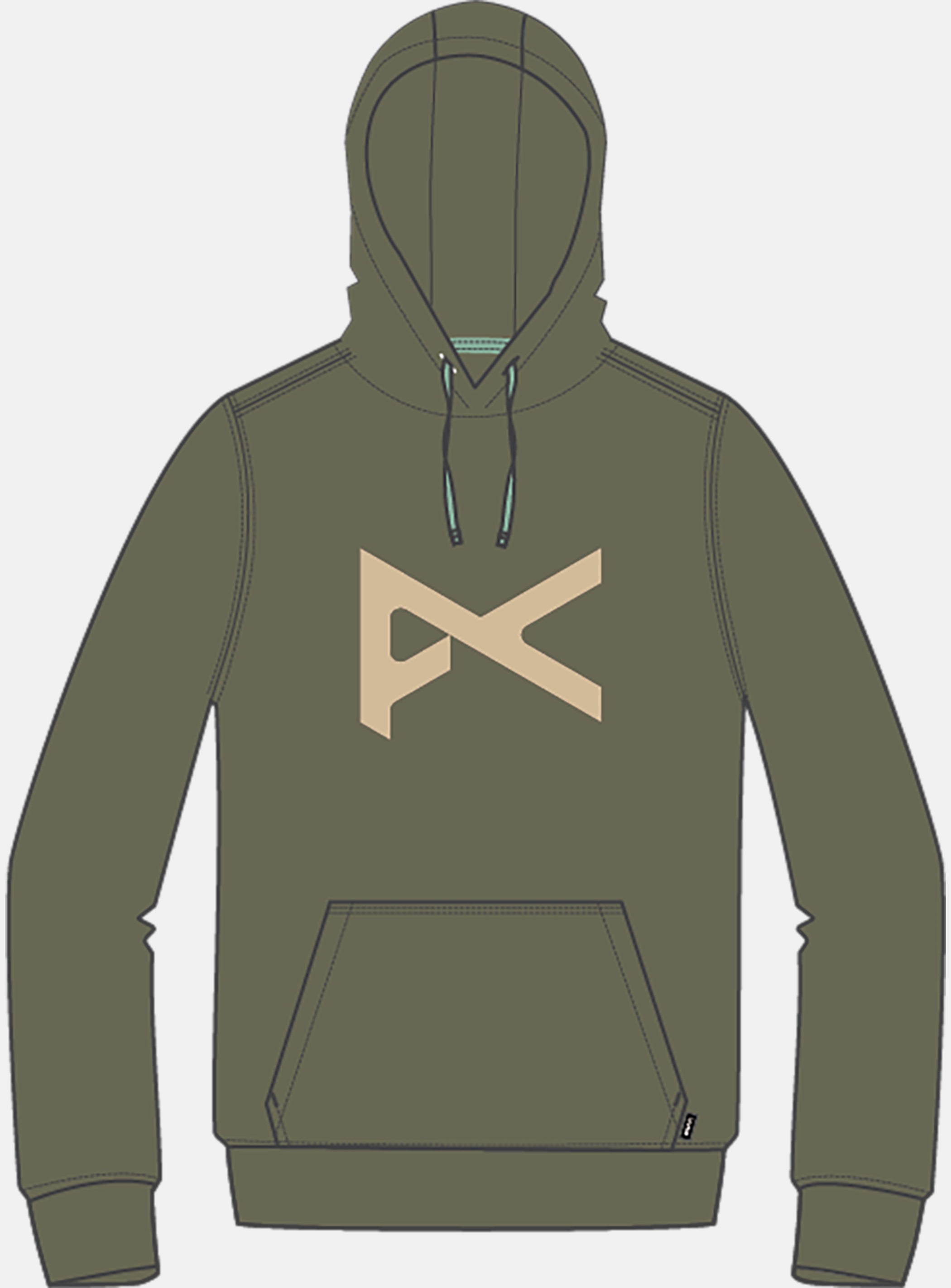 Anon Pullover Hoodie | Dried Moss