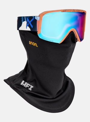Anon Nesa S Goggles + Bonus Lens + MFI® Face Mask | Frame: Marble Collage, Lens: Perceive Variable Blue (21% / S2), Spare Lens: Perceive Cloudy Pink (53% / S1)