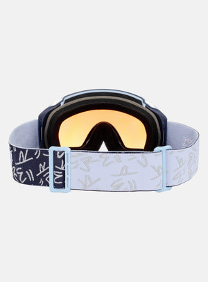 Anon M4S Goggles (Toric) + Bonus Lens + MFI® Face Mask | Frame: LBMIDNIGHTGUS, Lens: Perceive Variable Blue (21% / S2), Spare Lens: Perceive Cloudy Pink (53% / S1)