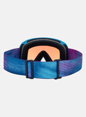 Anon Nesa Goggles + Bonus Lens + MFI® Face Mask | Frame: Pink Denim, Lens: Perceive Variable Blue