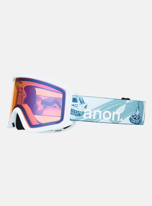 Anon Tracker 2.0 Goggles + MFI® Face Mask | Frame: Mountain Party, Lens: Blue Amber