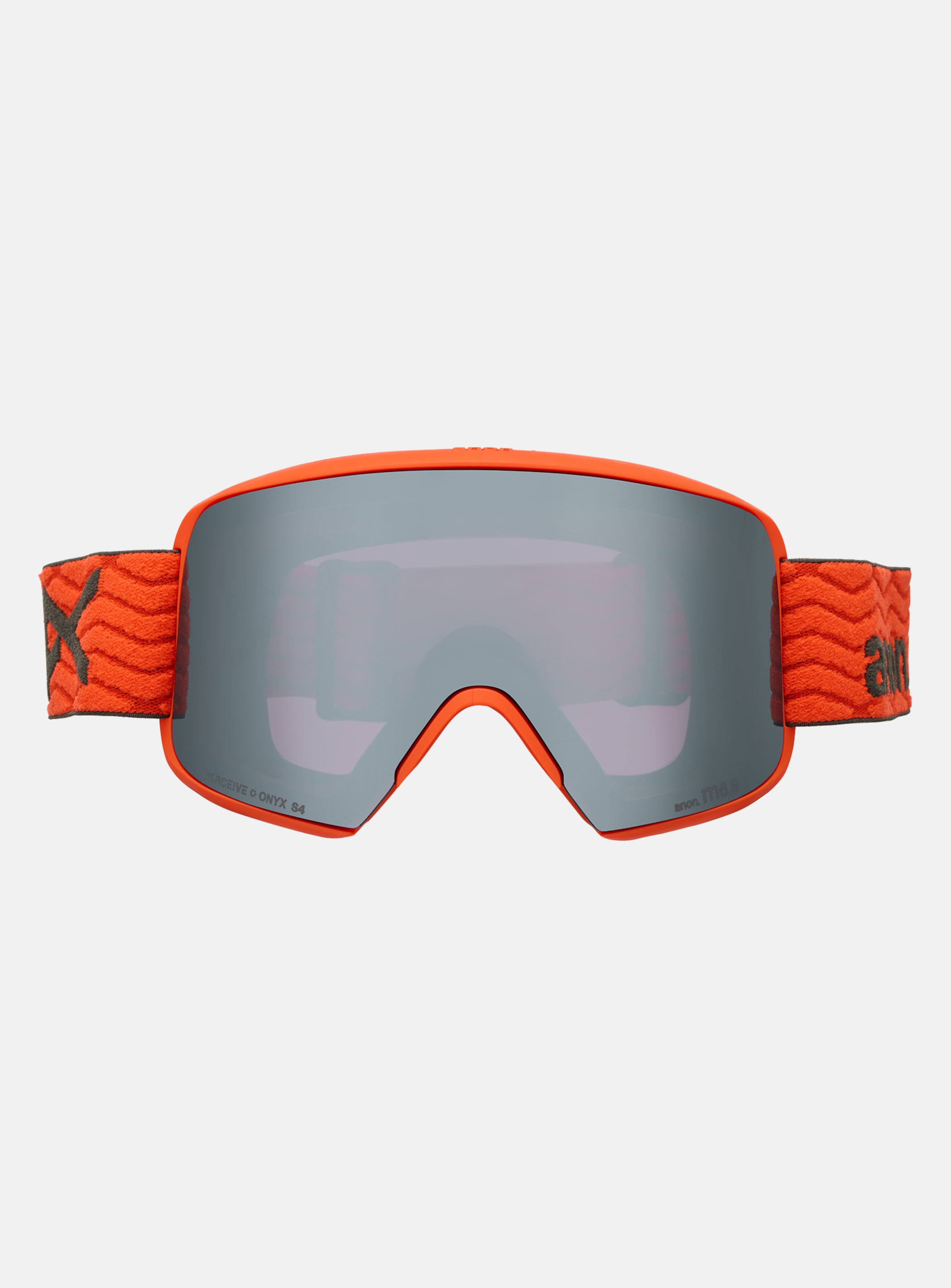 Anon M6S Goggles + Bonus Lens + MFI® Face Mask | Frame: Fiesta Red, Lens: Perceive Sunny Onyx