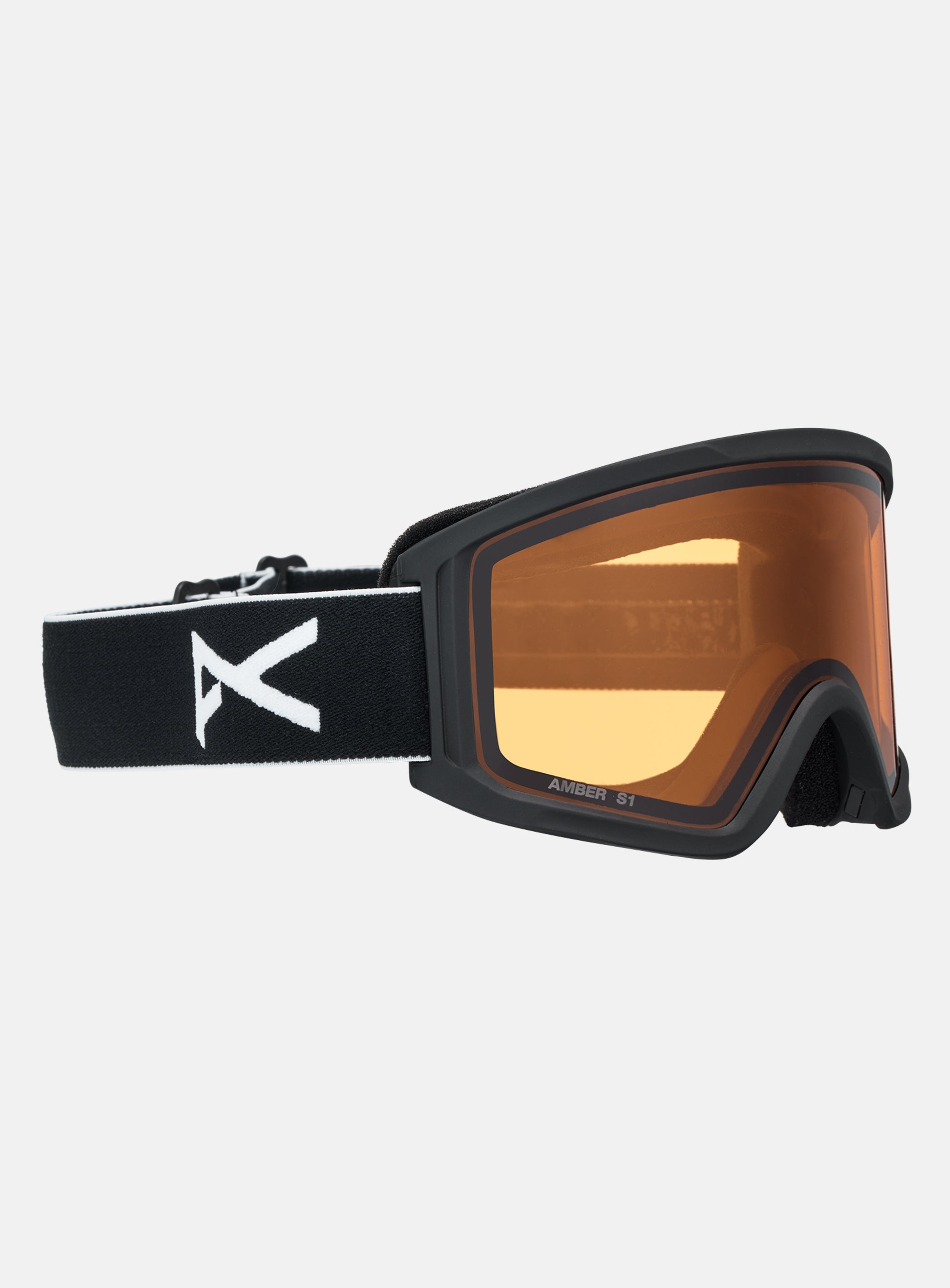 Anon Tracker 2.0 Goggles + MFI® Face Mask | Frame: Black, Lens: Amber
