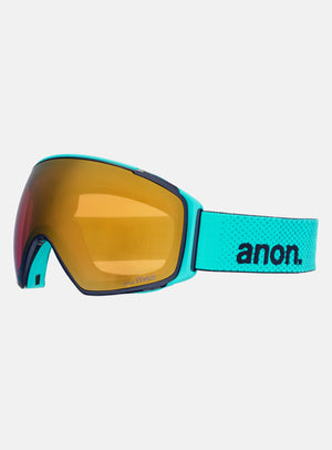 Anon M4S Goggles (Toric) + Bonus Lens + MFI® Face Mask | Frame: Marine, Lens: Perceive Sunny Bronze (17% / S3), Spare Lens: Perceive Cloudy Burst (59% / S1)