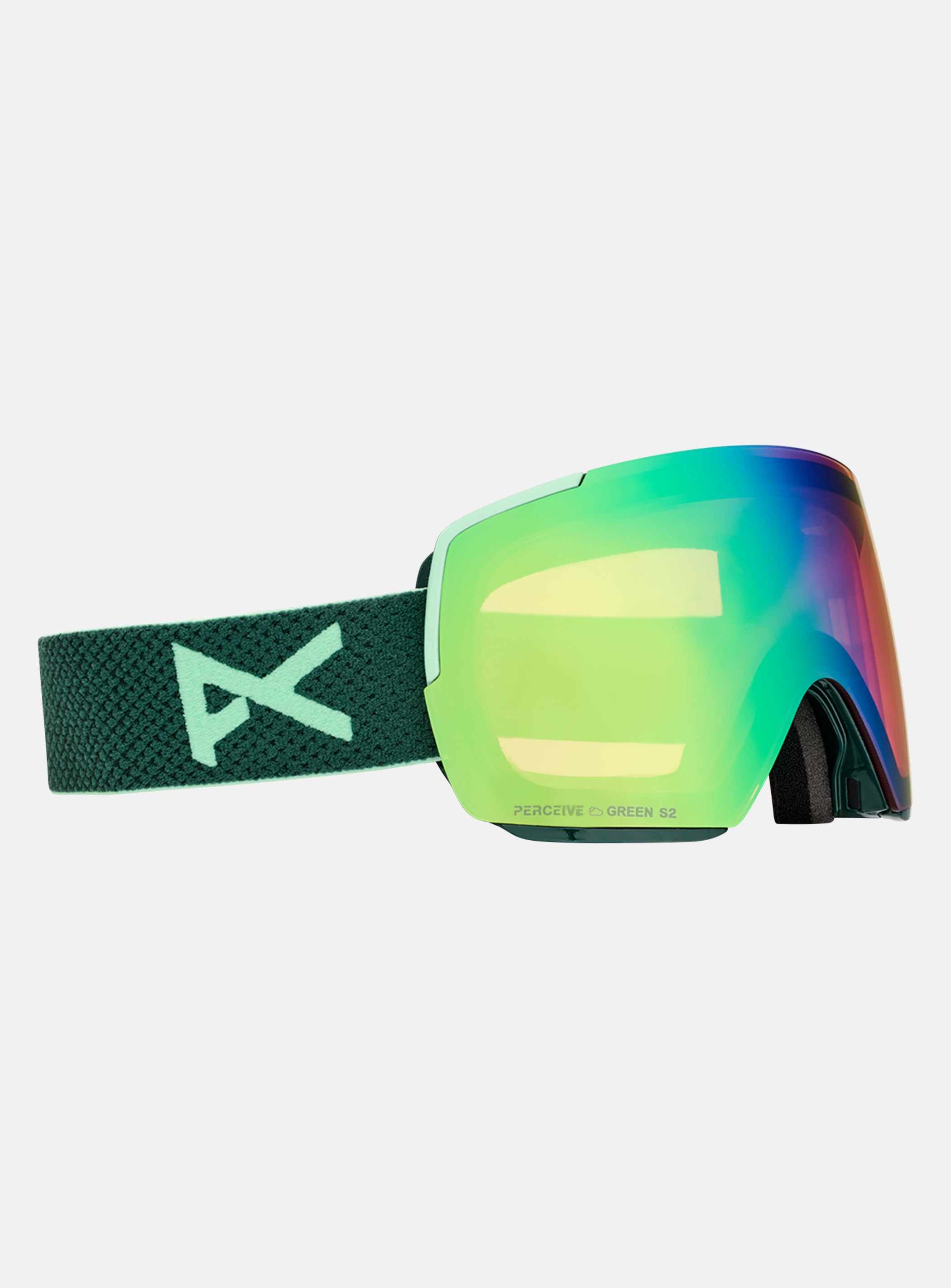 Anon M5S Goggles + Bonus Lens + MFI® Face Mask | Frame: Brunswick Green, Lens: Perceive Variable Green (22% / S2), Spare Lens: Perceive Cloudy Pink (53% / S1)
