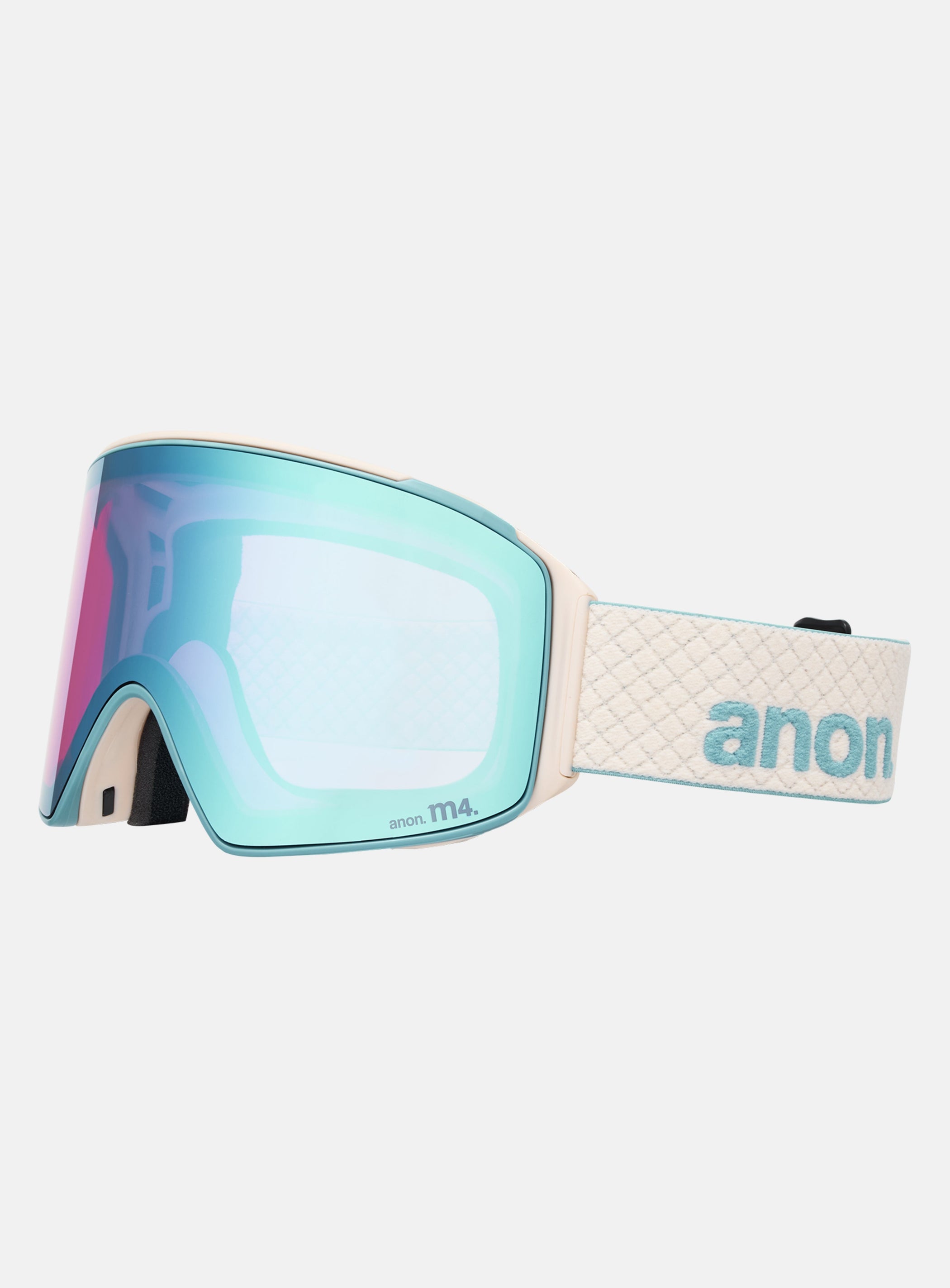 Anon M4S Goggles (Cylindrical) + Bonus Lens + MFI® Face Mask | Frame: Oat, Lens: Perceive Variable Blue