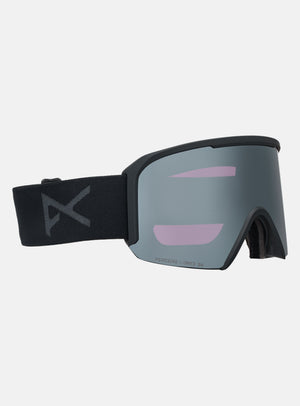 Anon Nesa Goggles + Bonus Lens + MFI® Face Mask | Frame: Smoke, Lens: Perceive Sunny Onyx