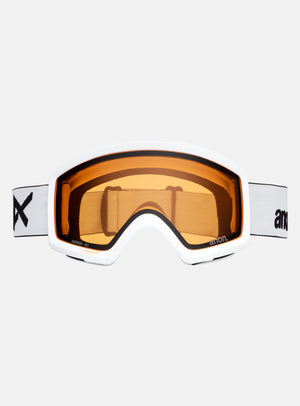 Anon Helix 2.0 Goggles (Non-Mirror) | Frame: White, Lens: Amber