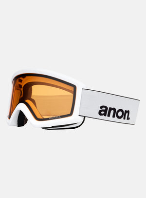Anon Helix 2.0 Goggles (Non-Mirror) | Frame: White, Lens: Amber