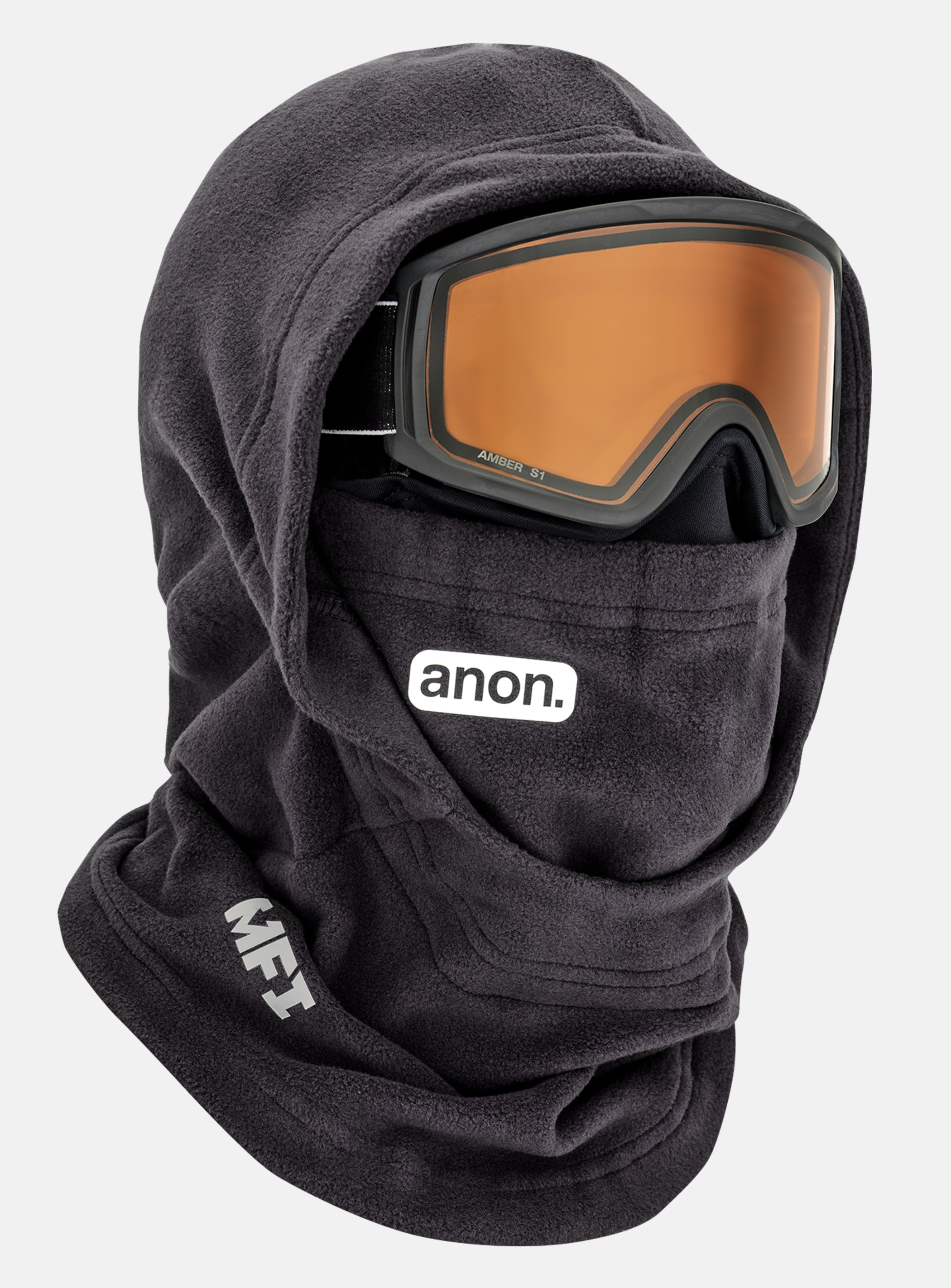 Kids' Anon MFI® Hooded Balaclava Face Mask | Black