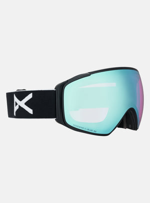 Anon M4S Goggles (Toric) + Bonus Lens + MFI® Face Mask | Frame: Black, Lens: Perceive Variable Blue