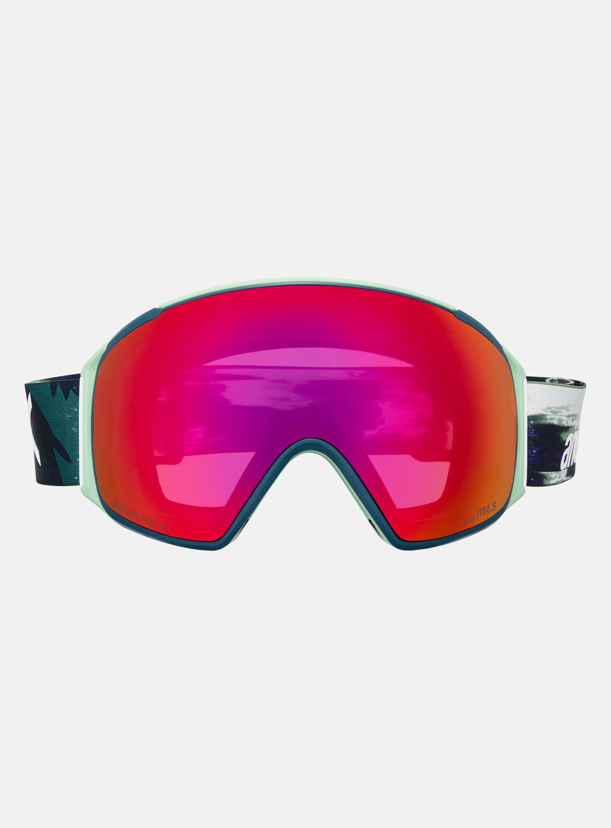 Anon M4S Goggles (Toric) + Bonus Lens + MFI® Face Mask | Frame: Family Tree, Lens: Perceive Sunny Red