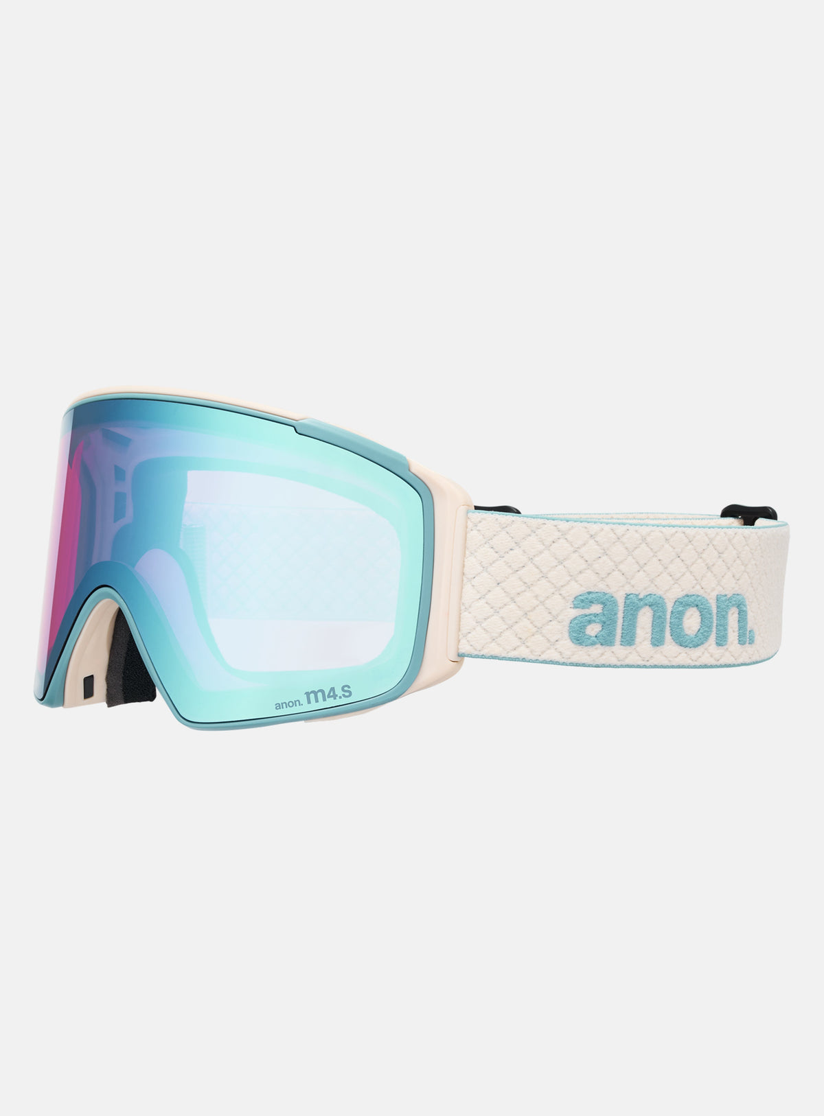 Anon M4 Goggles (Cylindrical) + Bonus Lens + MFI® Face Mask | Frame: Oat, Lens: Perceive Variable Blue