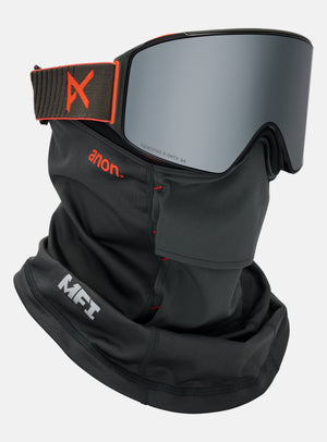 Anon M4 Goggles (Cylindrical) + Bonus Lens + MFI® Face Mask | Frame: Fiesta Red, Lens: Perceive Sunny Onyx
