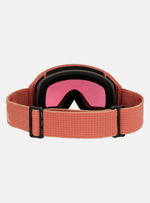 Anon M4 Goggles (Cylindrical) + Bonus Lens + MFI® Face Mask | Frame: Terracotta, Lens: Perceive Sunny Onyx (6% / S4), Spare Lens: Perceive Variable Violet (34% / S2)