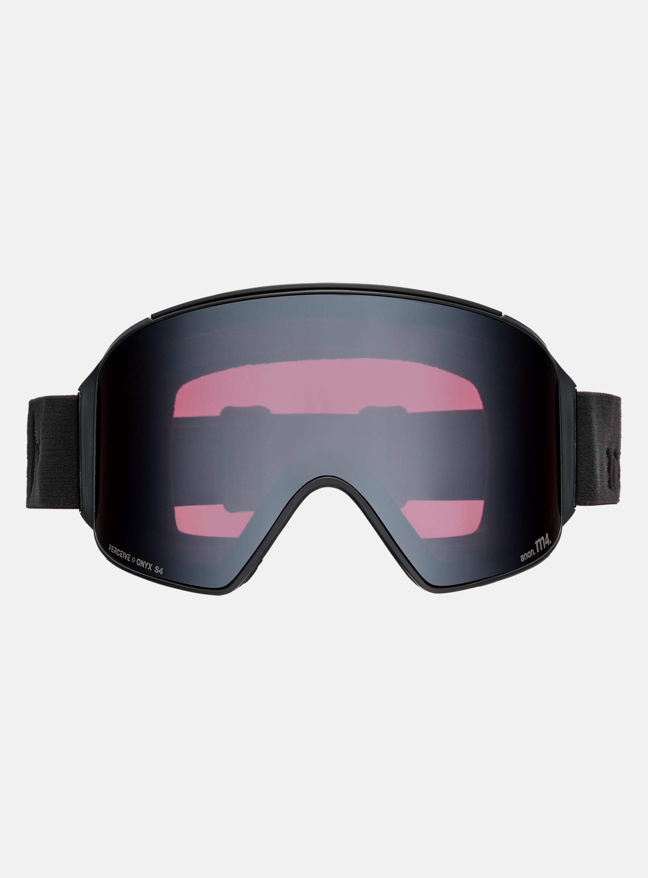 Anon M4 Goggles (Cylindrical) + Bonus Lens + MFI® Face Mask | Frame: Smoke, Lens: Perceive Sunny Onyx (6% / S4), Spare Lens: Perceive Variable Violet (34% / S2)