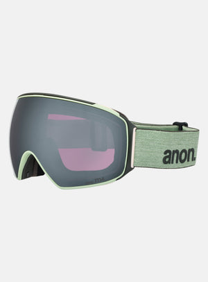 Anon M4 Goggles (Toric) + Bonus Perceive Lens + MFI® Face Mask | Frame: Soft Sage, Lens: Perceive Sunny Onyx