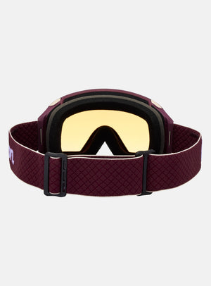 Anon M4 Goggles (Toric) + Bonus Perceive Lens + MFI® Face Mask | Frame: Deep Cherry, Lens: Perceive Cloudy Pink