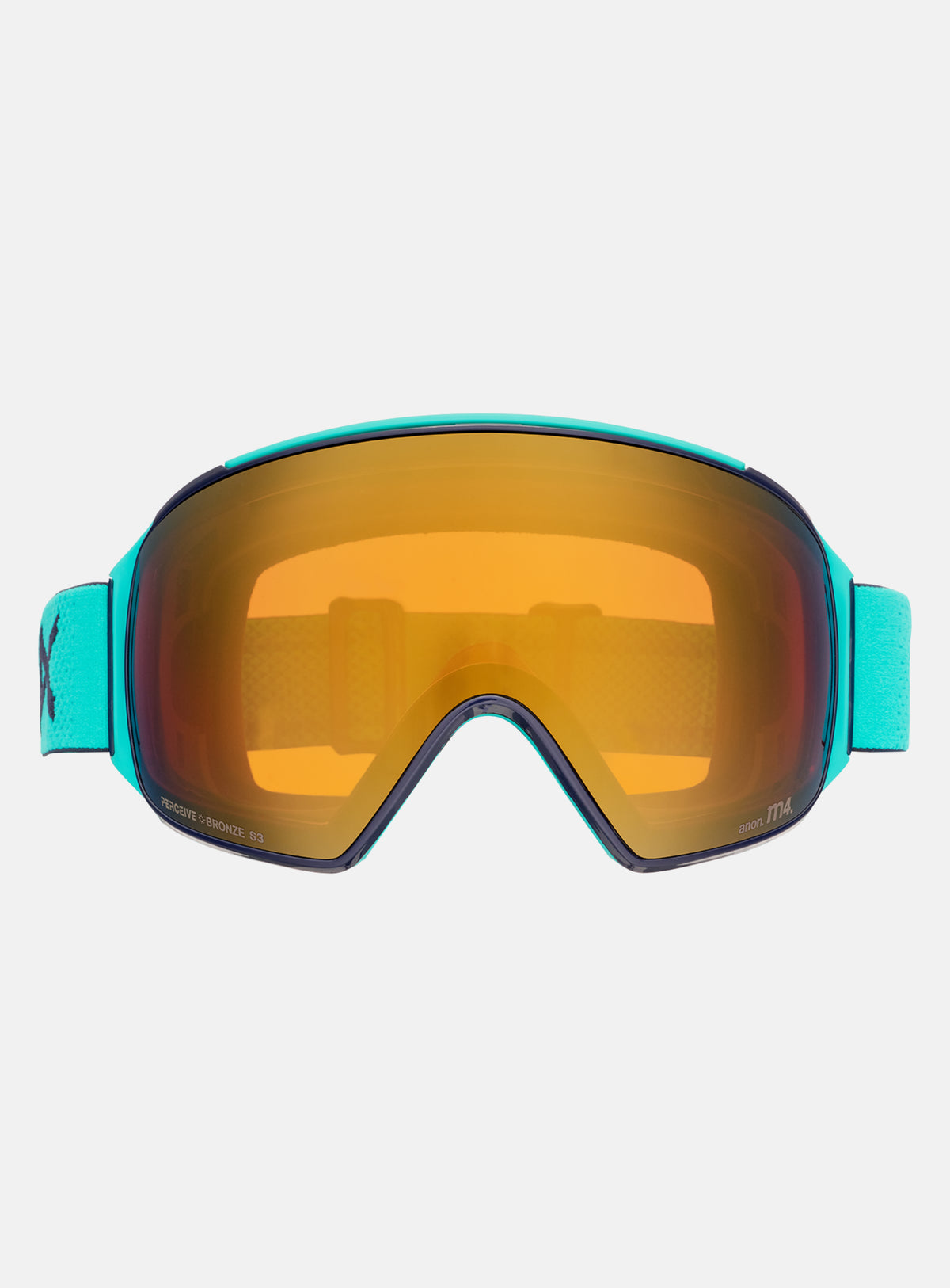 Anon M4 Goggles (Toric) + Bonus Lens + MFI® Face Mask | Frame: Marine, Lens: Perceive Sunny Bronze (17% / S3), Spare Lens: Perceive Cloudy Burst (59% / S1)
