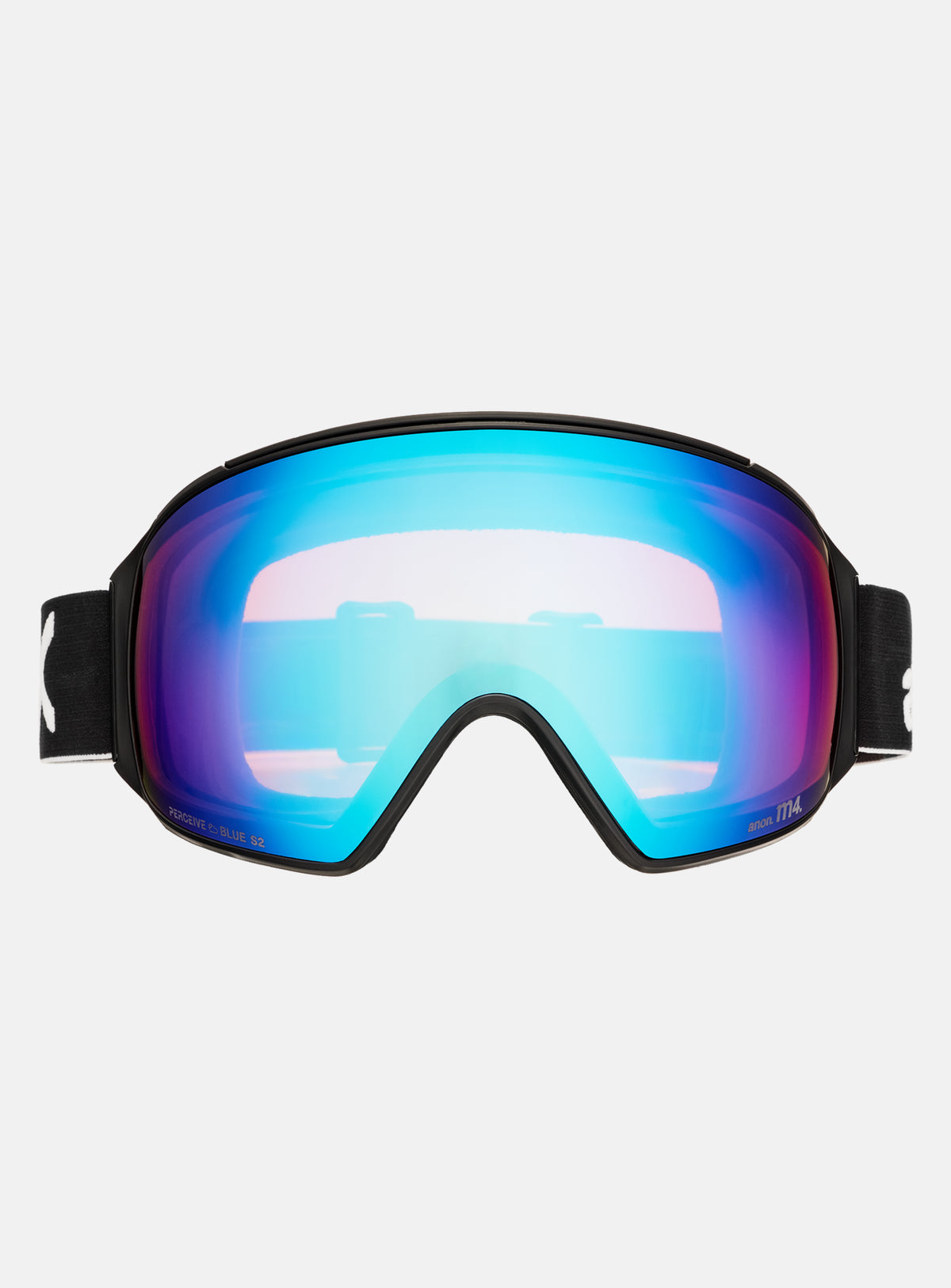 Anon M4 Goggles (Toric) + Bonus Lens + MFI® Face Mask | Frame: Black, Lens: Perceive Variable Blue (21% / S2), Spare Lens: Perceive Cloudy Pink (53% / S1)