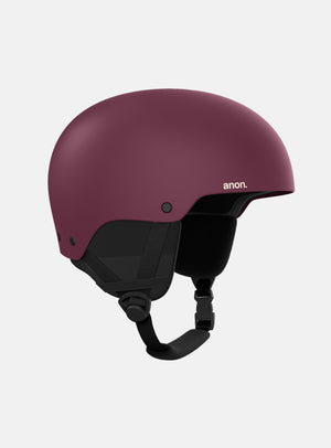 Anon Raider 3 Ski & Snowboard Helmet | Deep Cherry