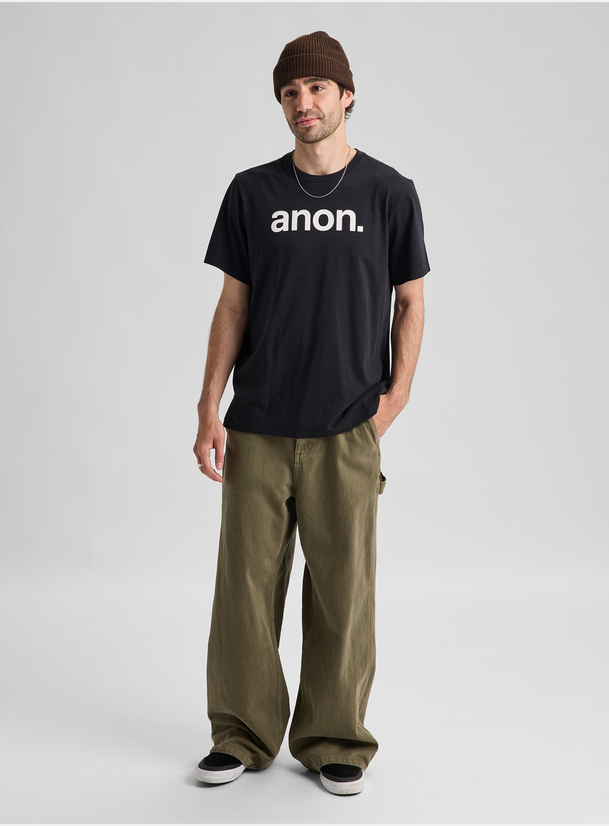 T-shirt à manches courtes Anon – Noir véritable
