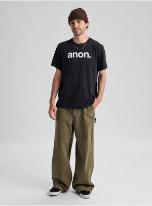 T-shirt à manches courtes Anon – Noir véritable