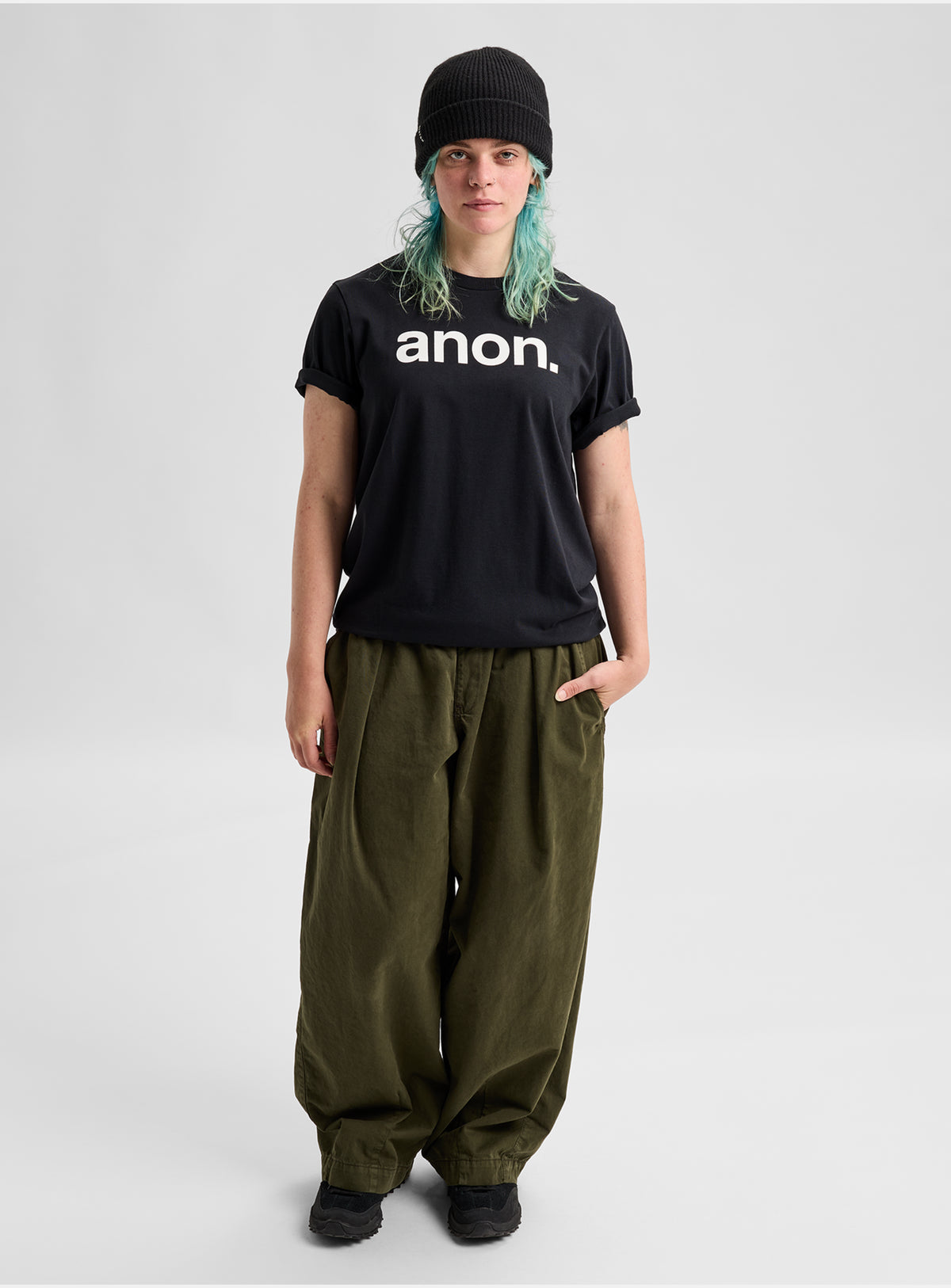T-shirt à manches courtes Anon – Noir véritable