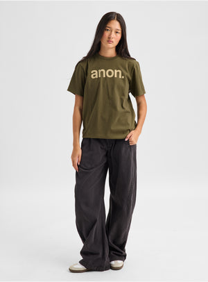 Anon Short Sleeve T-Shirt | Dried Moss
