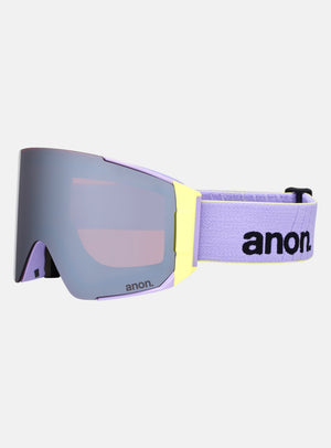 Anon Sync Goggles + Bonus Lens + MFI® Face Mask | Frame: Hyper Lilac, Lens: Perceive Sunny Onyx