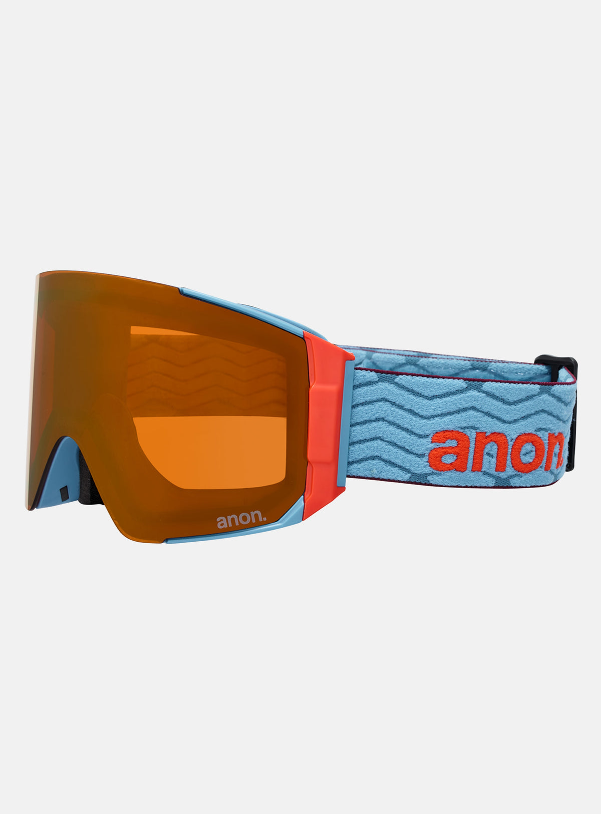 Anon Sync Goggles + Bonus Lens + MFI® Face Mask | Frame: Retro Blue, Lens: Perceive Sunny Bronze
