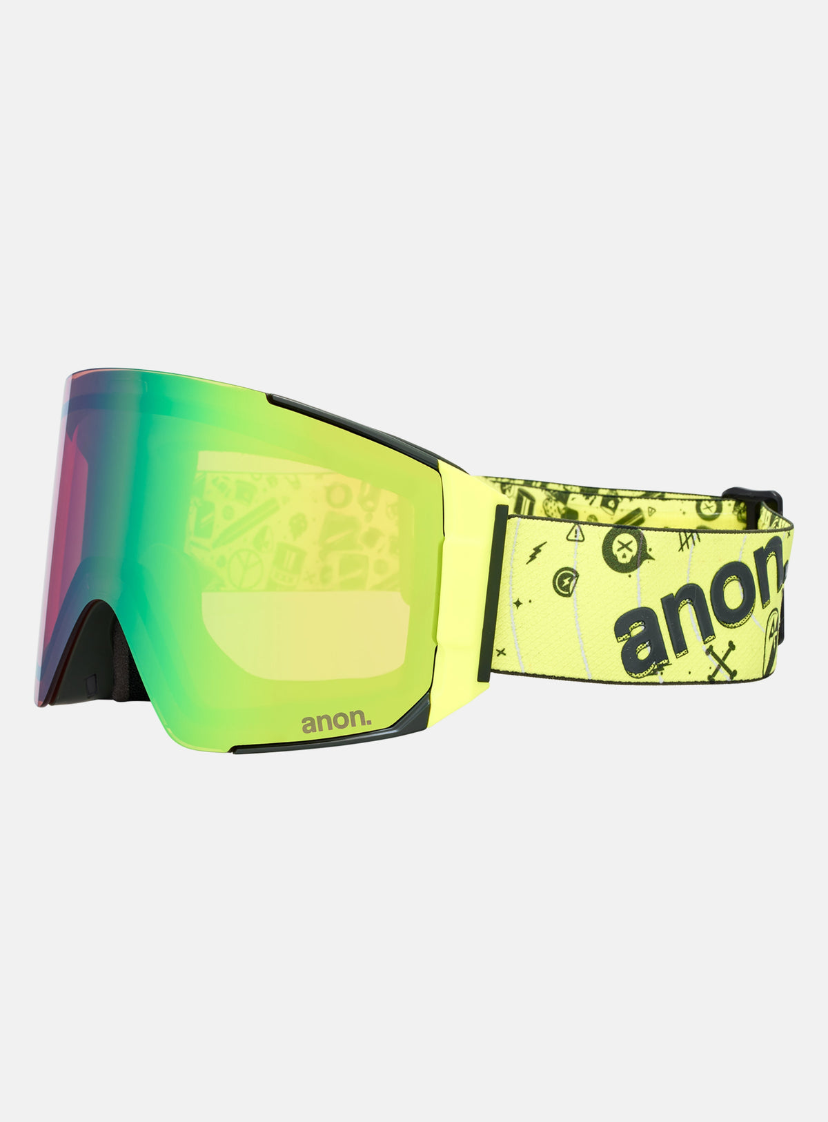 Anon Sync Goggles + Bonus Lens + MFI® Face Mask | Frame: Whirlwind, Lens: Perceive Variable Green