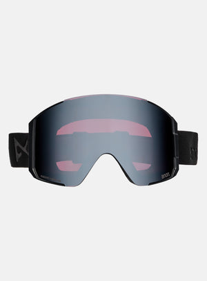 Masque Anon Sync + écran supplémentaire + masque facial MFI® | Monture : Noir fumé, Écran : Onyx Perceive pour forte luminosité
