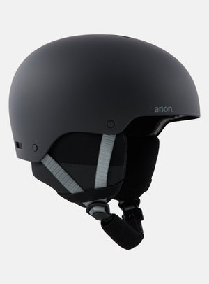 Anon Kids' Rime 3 Ski & Snowboard Helmet | Black
