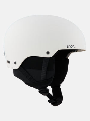 Anon Kids' Rime 3 Ski & Snowboard Helmet | White