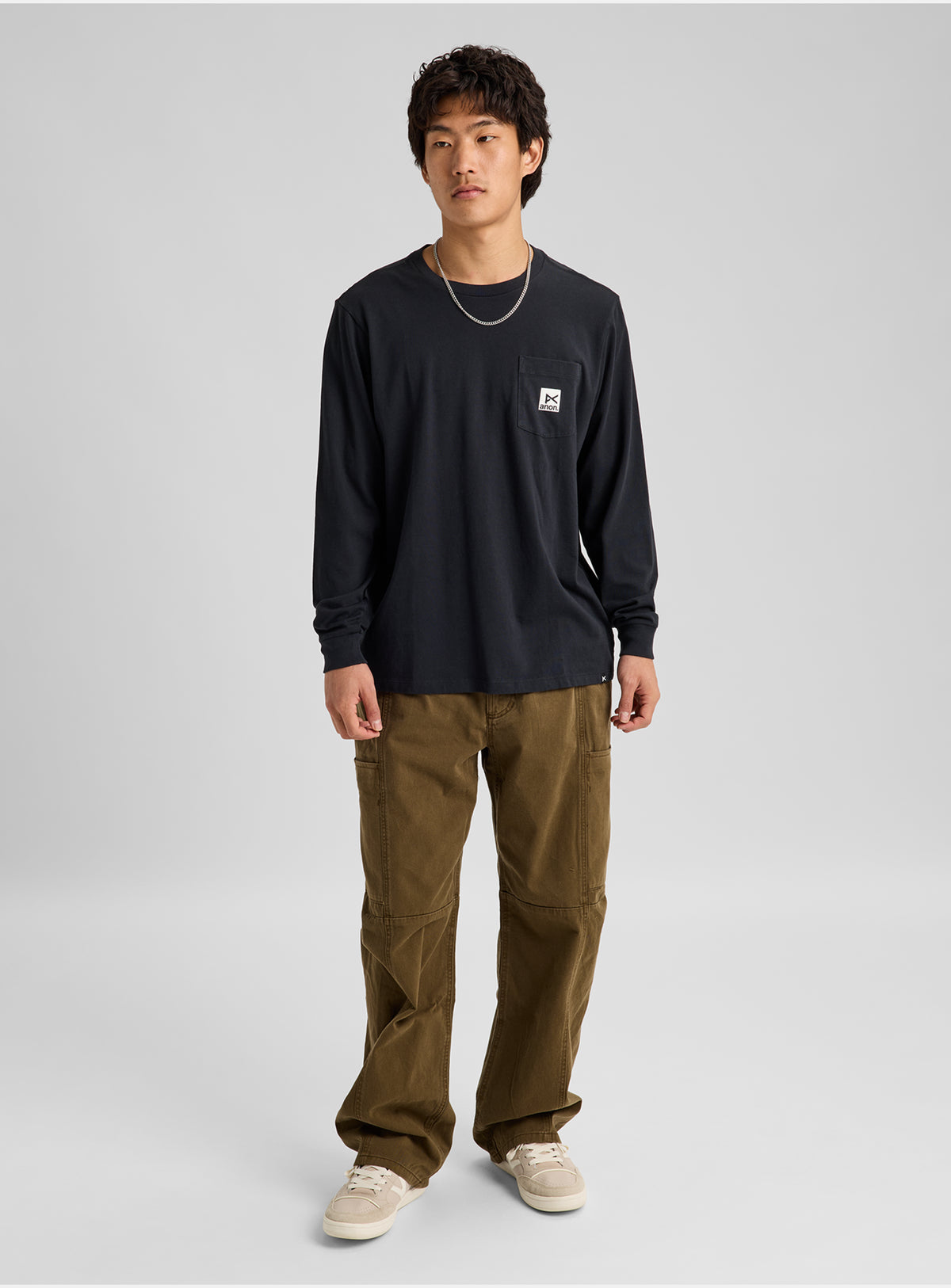 T-shirt à manches longues Anon – Noir véritable
