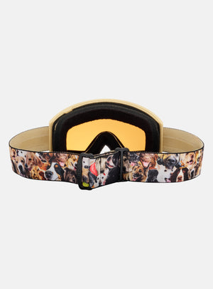 Anon Tracker 2.0 Goggles + MFI® Face Mask | Frame: Shop Dogs, Lens: Silver Amber (23% / S2)