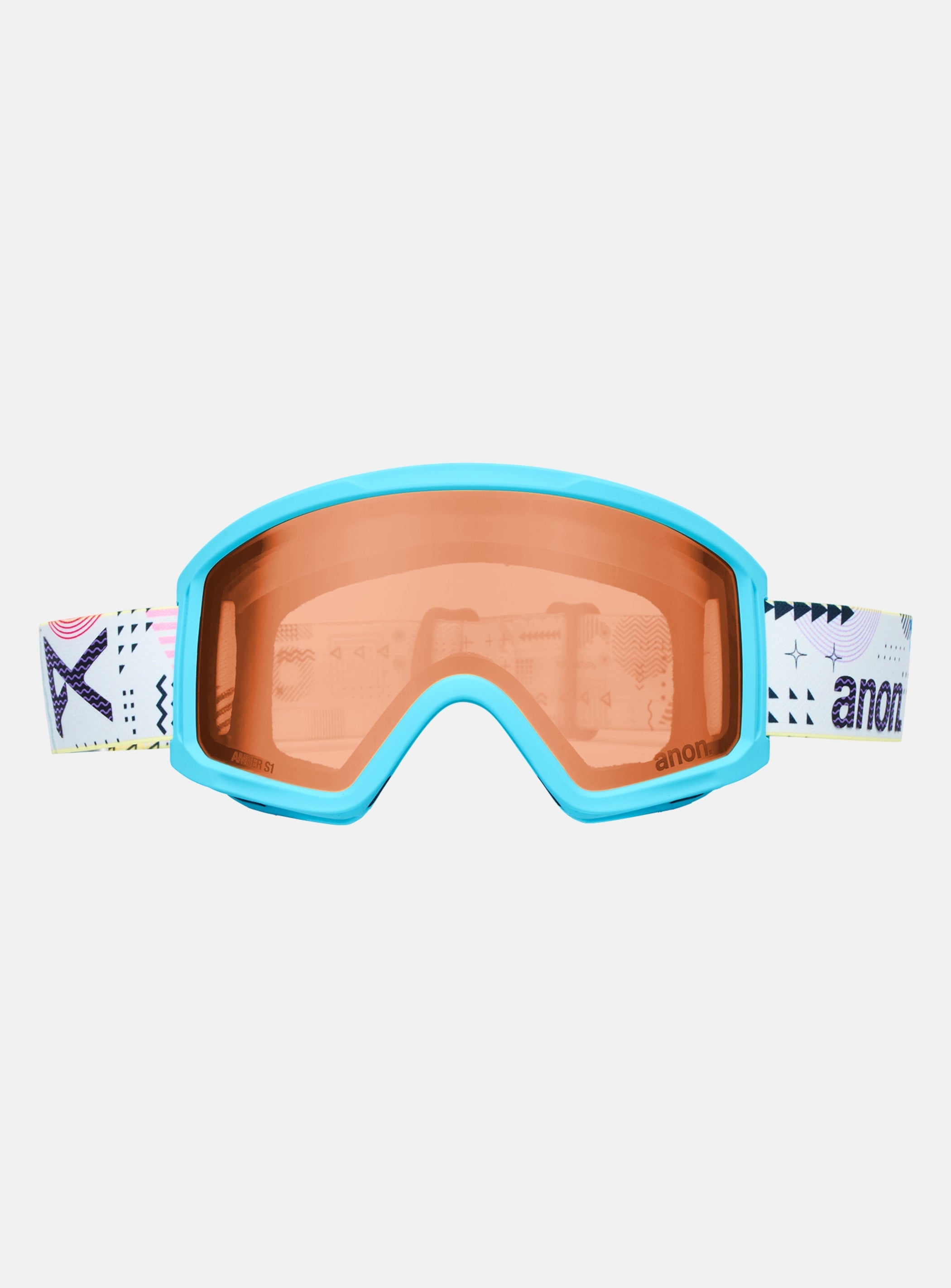 Anon Tracker 2.0 Goggles + MFI® Face Mask | Frame: Geoscope, Lens: Amber