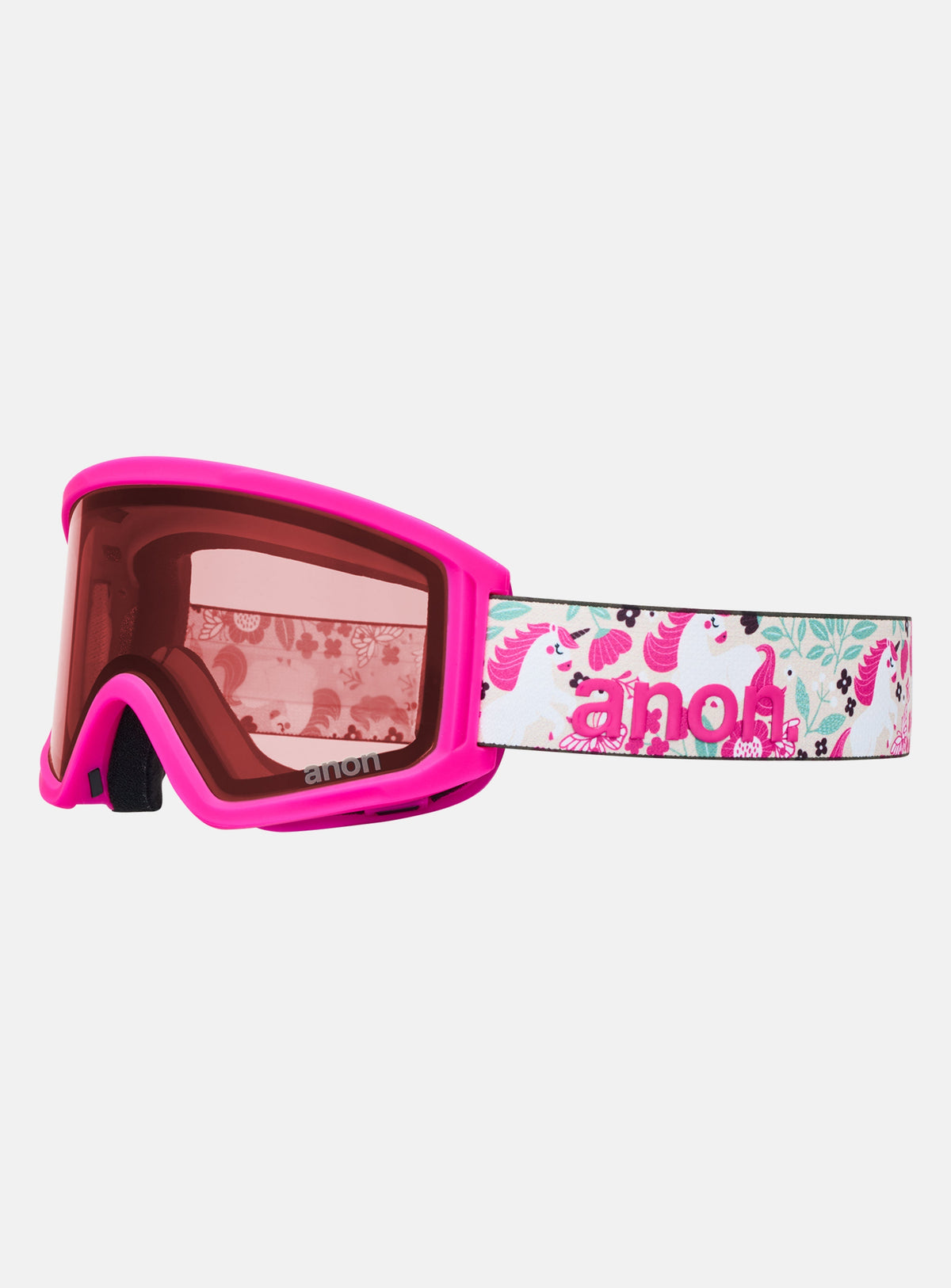 Anon Tracker 2.0 Goggles + MFI® Face Mask | Frame: Unicorns, Lens: Pink Amber