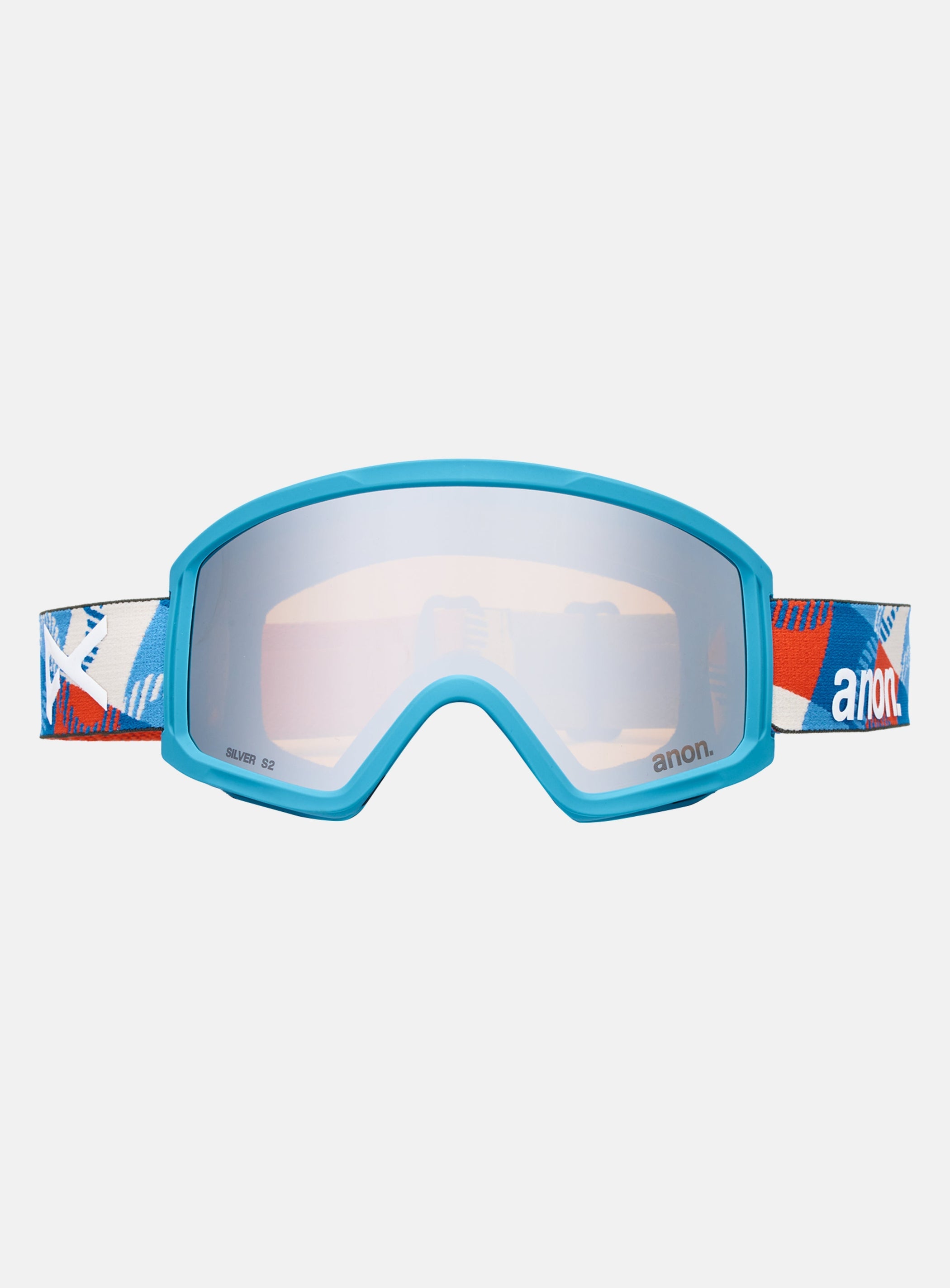 Anon Tracker 2.0 Goggles + MFI® Face Mask | Frame: Patchwork, Lens: Silver Amber