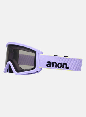 Masque Anon Tracker 2.0 + masque facial MFI® | Monture : Lilas éclatant, Écran : Noir fumé