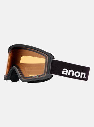 Masque Anon Tracker 2.0 + masque facial MFI® | Monture : Noir, Écran : Ambré