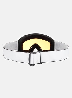Anon Tracker 2.0 Goggles + MFI® Face Mask | Frame: White, Lens: Amber