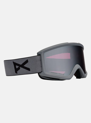 Anon Helix 2.0 Goggles + Bonus Lens | Frame: Stealth, Lens: Perceive Sunny Onyx, Spare Lens: Amber (55% / S1)